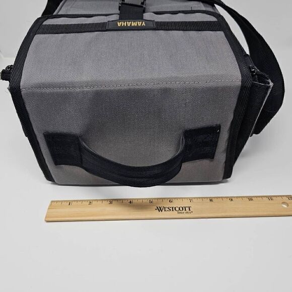 VINTAGE YAMAHA MIDI GRAND PIANO ACCESSORIES ADJUSTABLE SEMI HARD CASE 10" X 14" - Picture 5 of 7